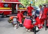 Accident de muncă pe șantierul care modernizează DJ 104D, între Șoarș și Bărcut. Un bărbat a murit, iar altul a fost grav rănit