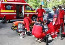 Accident de muncă pe șantierul care modernizează DJ 104D, între Șoarș și Bărcut. Un bărbat a murit, iar altul a fost grav rănit