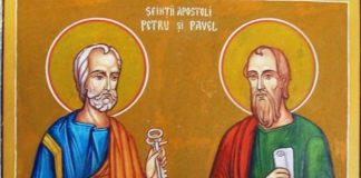 Sfinții Apostoli Petru și Pavel. De ce se prăznuiesc împreună. La mulți ani tuturor celor ce poartă numele sfinților!