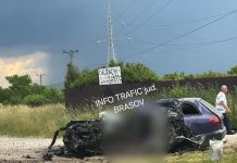 Foto. Accident grav între Săcele și Târlungeni. O persoană a decedat. Traficul este blocat