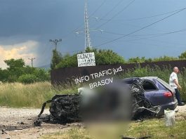 Foto. Accident grav între Săcele și Târlungeni. O persoană a decedat. Traficul este blocat