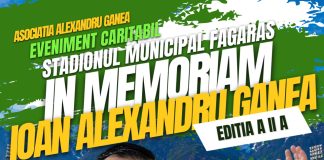 ,,În Memoriam Ioan Alexandru Ganea“, ediția a II-a: meci de fotbal caritabil pe stadionul din Făgăraș duminică, ora 17.00. Pe teren vor evolua mari fotbaliști ai României