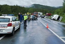 Accident rutier pe DN1, în zona Perșani, soldat cu patru victime