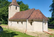 Foto și Video. Biserica Ortodoxă Gherdeal are o față nouă. Exteriorul edificiului de cult a fost reabilitat și cu sprijinul financiar al CJ Sibiu