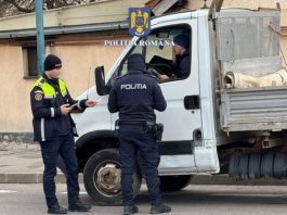 Razie în municipiul Făgăraș. În două ore, polițiștii au dat amenzi de 4.000 lei și au reținut un permis de conducere