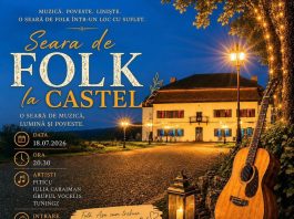 Seară de muzică folk la Castelul Brâncoveanu de la Sâmbăta de Sus. 18 iulie, ora 20.30